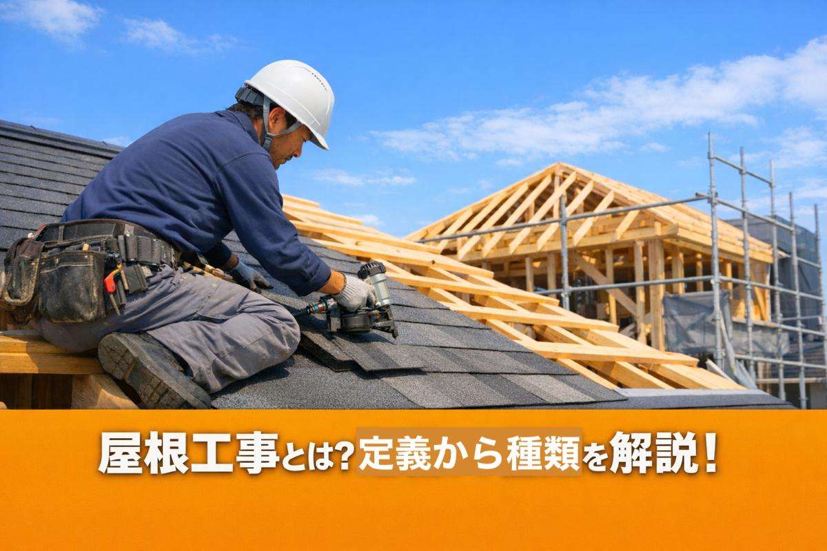 屋根工事とは？定義から種類を解説！建設業許可やリフォームの流れもわかる