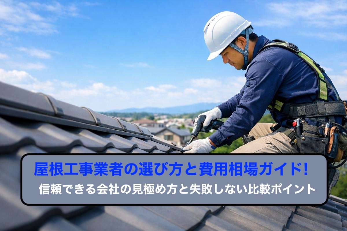 屋根工事業者の選び方と費用相場ガイド｜信頼できる会社の見極め方と失敗しない比較ポイント
