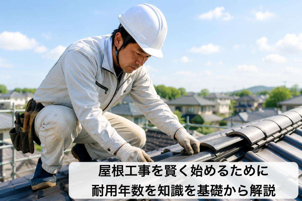 屋根工事を賢く始めるために耐用年数を知識を基礎から解説